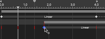 Timeline showing red snapping times